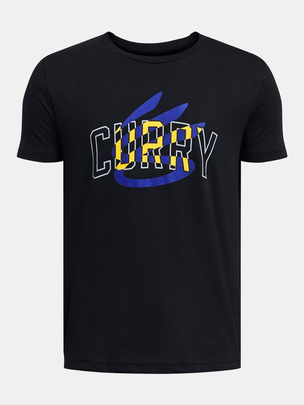 Under Armour Under Armour Curry Logo Тениска детски Cheren