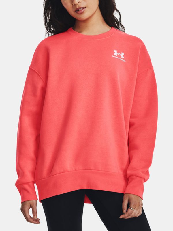 Under Armour Under Armour Essential Flc OS Crew Sweatshirt Cherven