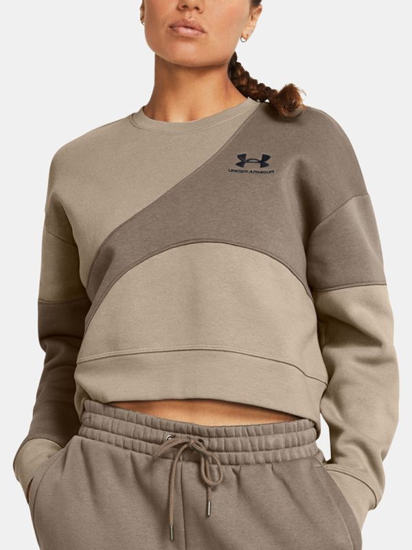 Under Armour Under Armour Essential Fleece Crop Crew Sweatshirt Kafyav
