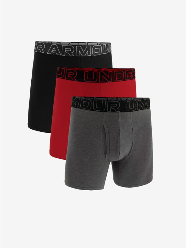Under Armour Under Armour M UA Perf Cotton 6in Боксерки 3 броя Siv