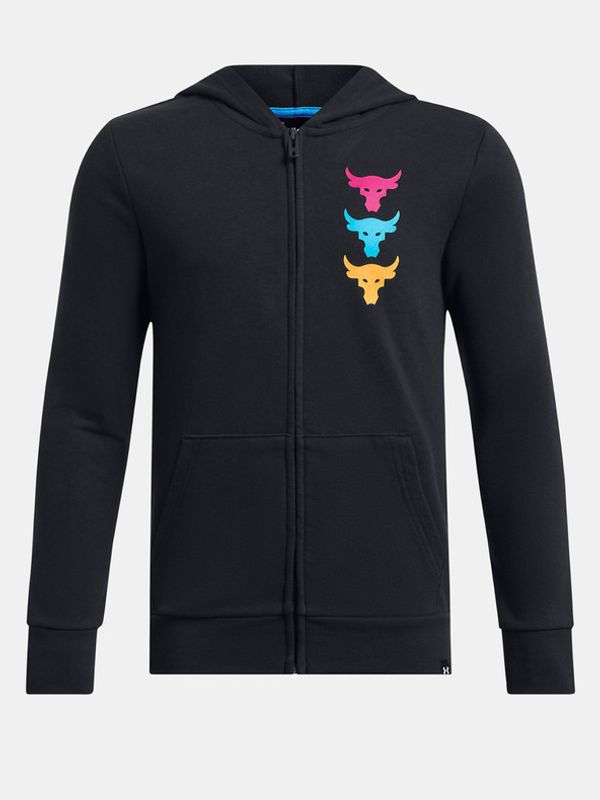 Under Armour Under Armour Project Rock Boys LS FZ HD Суитшърт детски Cheren