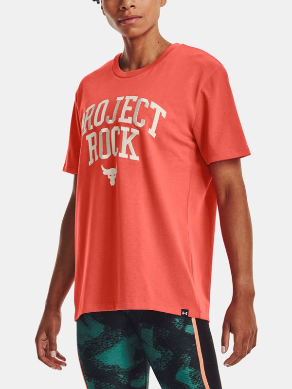 Under Armour Under Armour Project Rock Hwt Campus T T-shirt Cherven