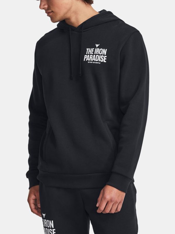 Under Armour Under Armour Project Rock Rival Fleece Hoodie Sweatshirt Cheren