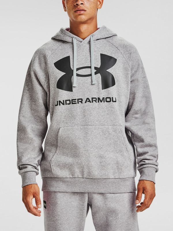 Under Armour Under Armour Rival Fleece Big Logo HD Sweatshirt Siv