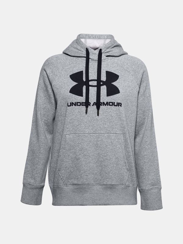 Under Armour Under Armour Rival Fleece Logo Hoodie Sweatshirt Siv
