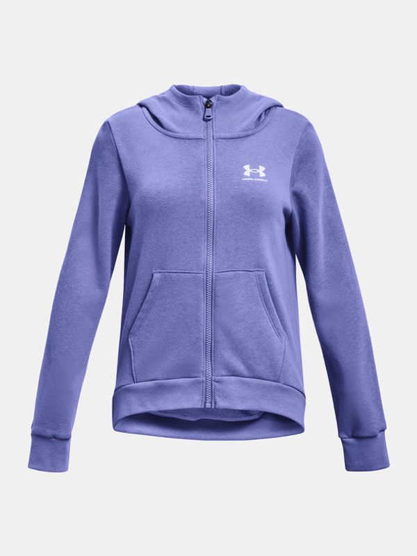 Under Armour Under Armour Rival Fleece LU FZ Hoodie Суитшърт детски Sin