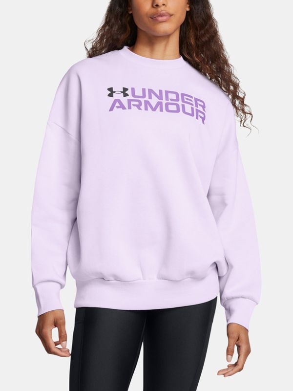 Under Armour Under Armour Rival Fleece WordmarkOS Crew Sweatshirt Lilav