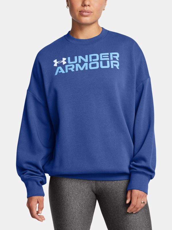 Under Armour Under Armour Rival Fleece WordmarkOS Crew Sweatshirt Sin