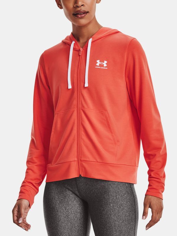 Under Armour Under Armour Rival Terry FZ Sweatshirt Oranzhev