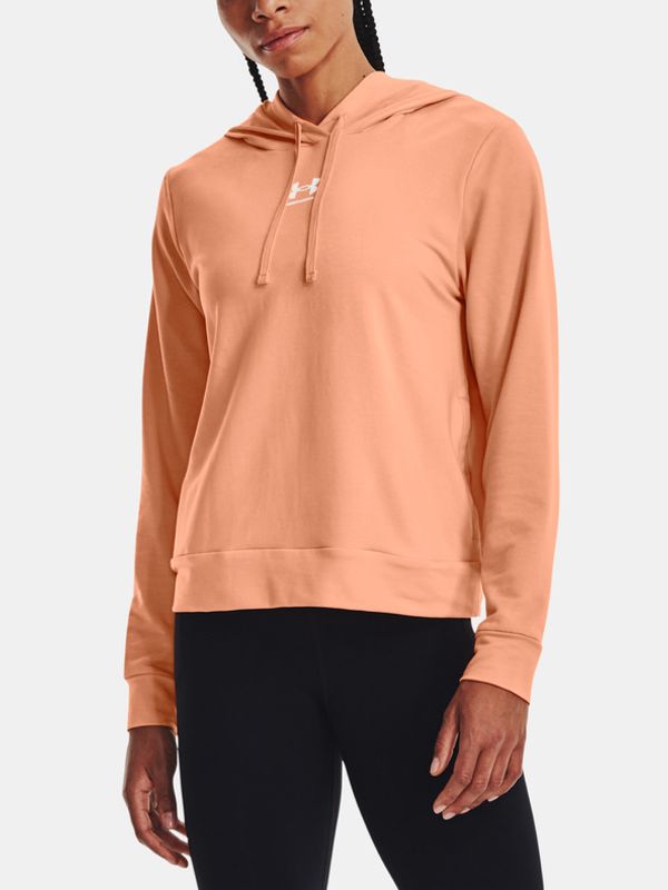 Under Armour Under Armour Rival Terry Hoodie Sweatshirt Oranzhev