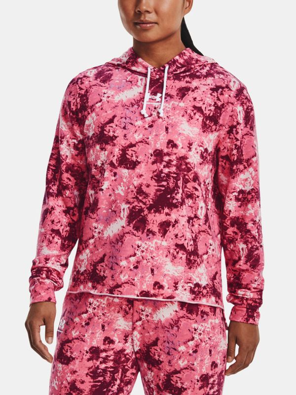 Under Armour Under Armour Rival Terry Print Hoodie Sweatshirt Rozov