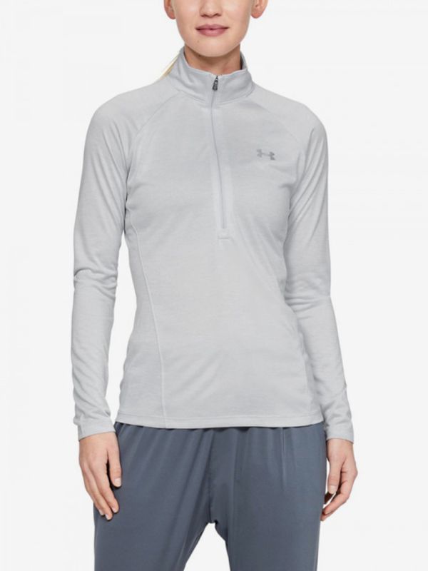 Under Armour Under Armour Tech 1/2 Zip - Twist T-shirt Siv