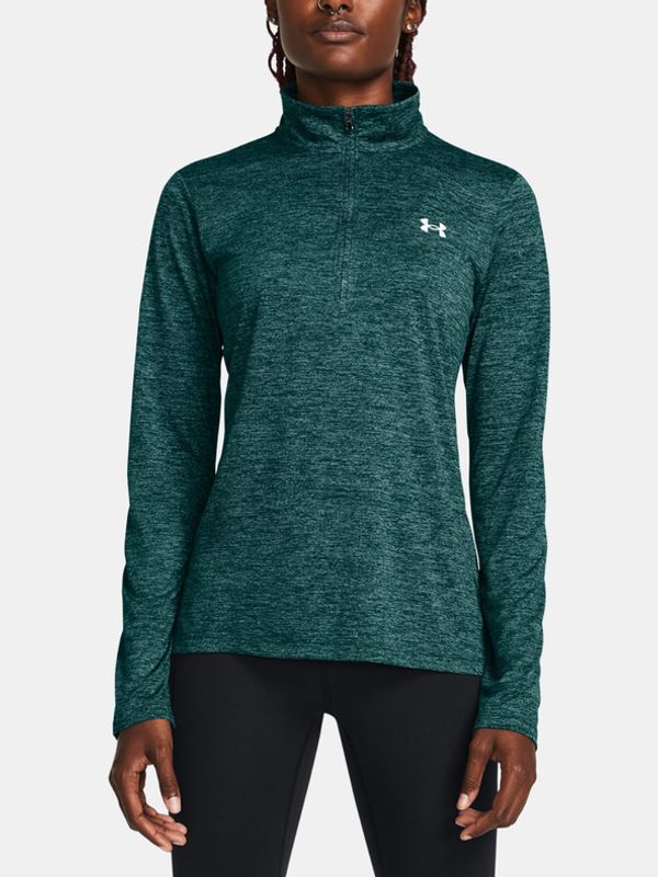 Under Armour Under Armour Tech 1/2 Zip- Twist T-shirt Zelen