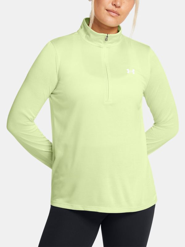 Under Armour Under Armour Tech 1/2 Zip- Twist T-shirt Zelen
