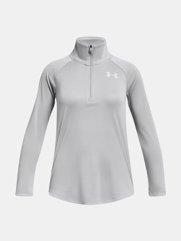 Under Armour Under Armour Tech Graphic 1/2 Zip Тениска детски Siv