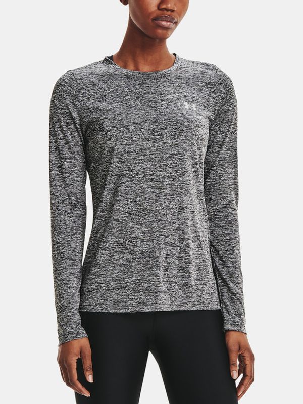 Under Armour Under Armour Tech LS Crew Twist-BLK T-shirt Cheren