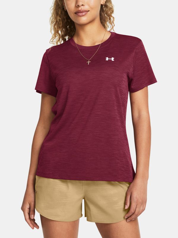 Under Armour Under Armour Tech Textured SSC T-shirt Cherven