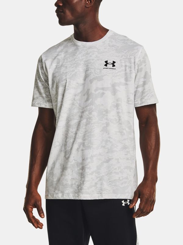 Under Armour Under Armour UA ABC CAMO SS - bílá T-shirt Byal