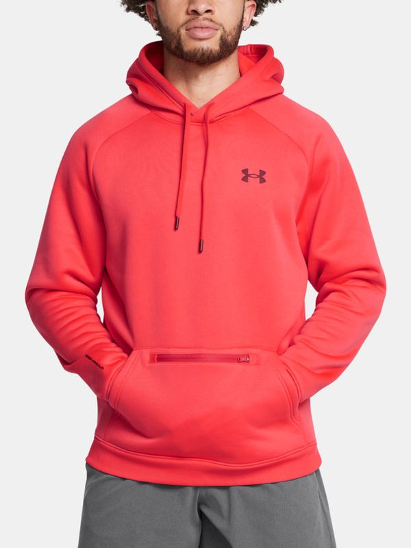 Under Armour Under Armour UA Armour Flc Pro Kanga HD Sweatshirt Cherven