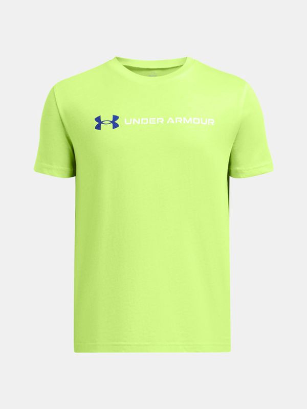 Under Armour Under Armour UA B Logo Wordmark SS T-shirt Zelen