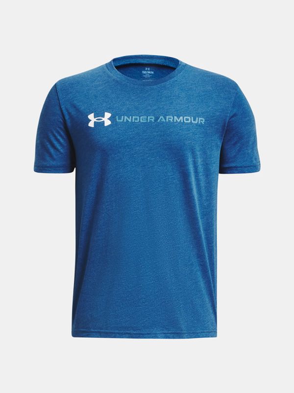 Under Armour Under Armour UA B Logo Wordmark SS Тениска детски Sin