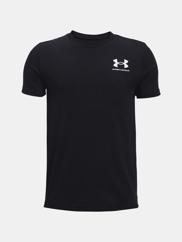 Under Armour Under Armour UA B Sportsttyle Left Chest SS Тениска детски Cheren
