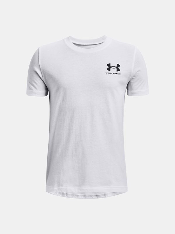 Under Armour Under Armour UA B Sportstyle Left Chest SS Тениска детски Byal