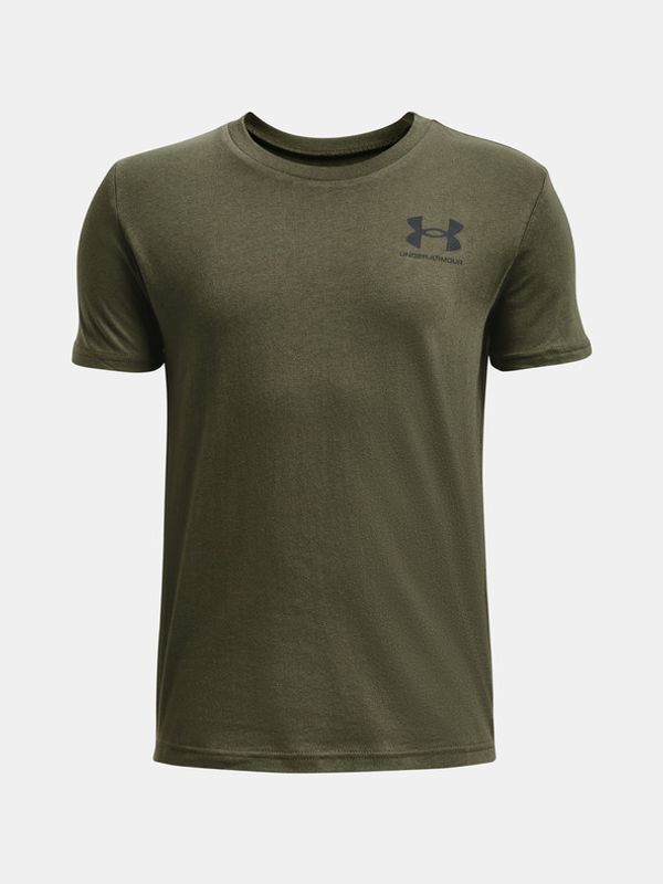 Under Armour Under Armour UA B Sportstyle Left Chest SS Тениска детски Zelen