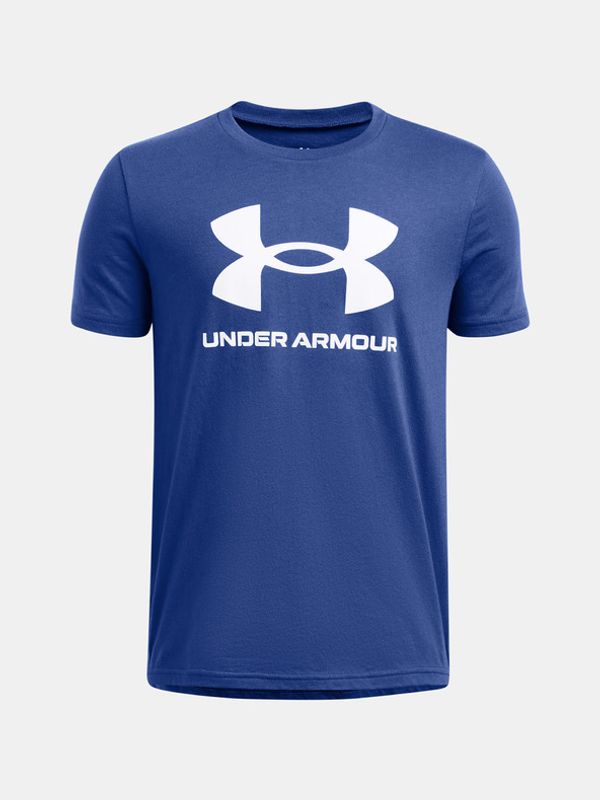 Under Armour Under Armour UA B Sportstyle Logo SS Тениска детски Sin