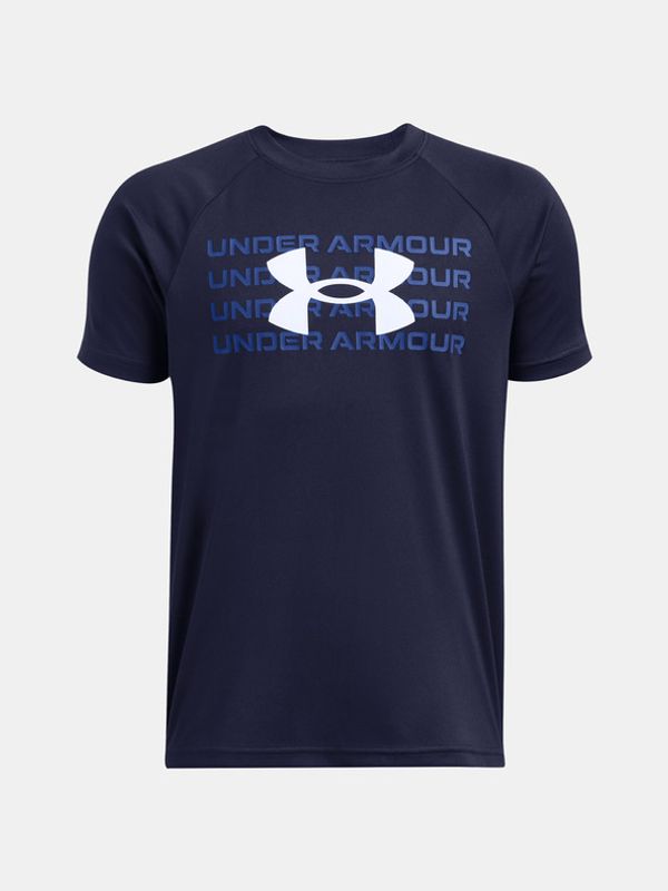 Under Armour Under Armour UA B Tech WM Logo SS T-shirt Sin