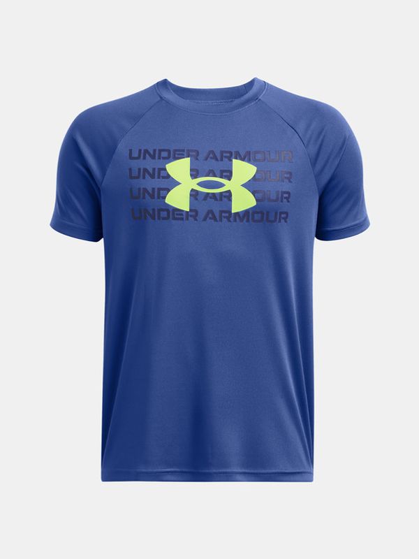 Under Armour Under Armour UA B Tech Wordmark Logo SS T-shirt Sin