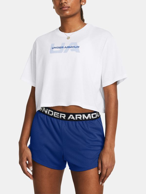 Under Armour Under Armour UA Boxy Crop Branded SS T-shirt Byal