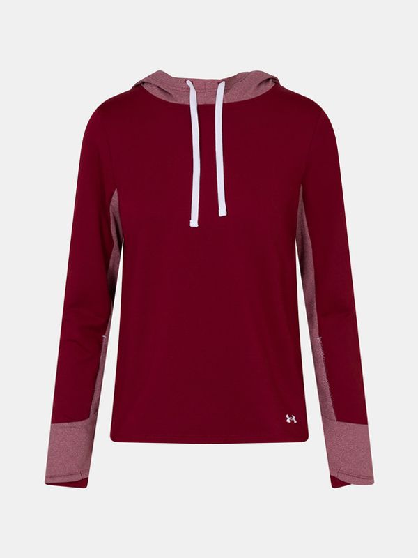 Under Armour Under Armour UA ColdGear Hoodie-RED Sweatshirt Cherven