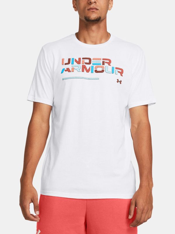 Under Armour Under Armour UA Colorblock Wordmark SS T-shirt Byal