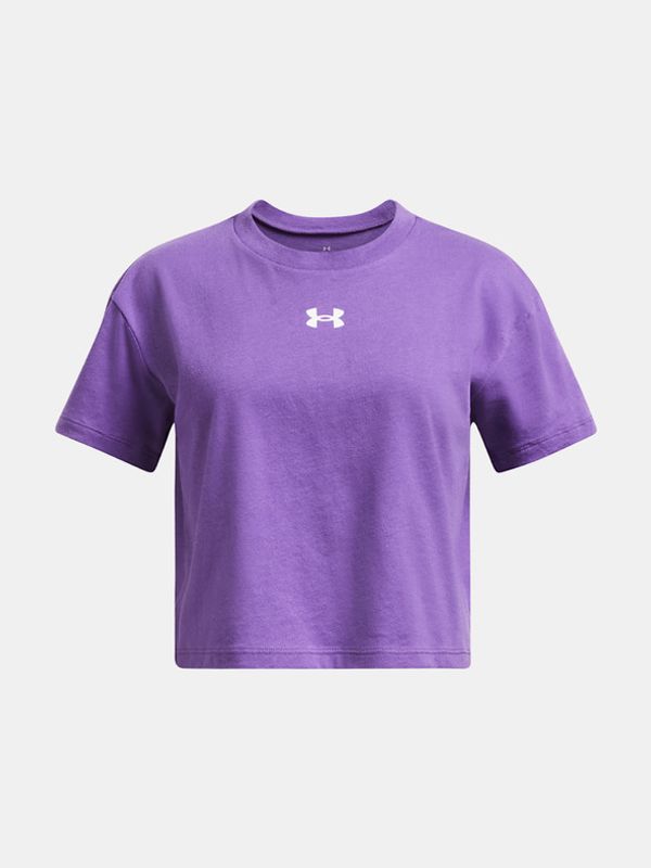 Under Armour Under Armour UA Crop Sportstyle Logo SS Тениска детски Lilav
