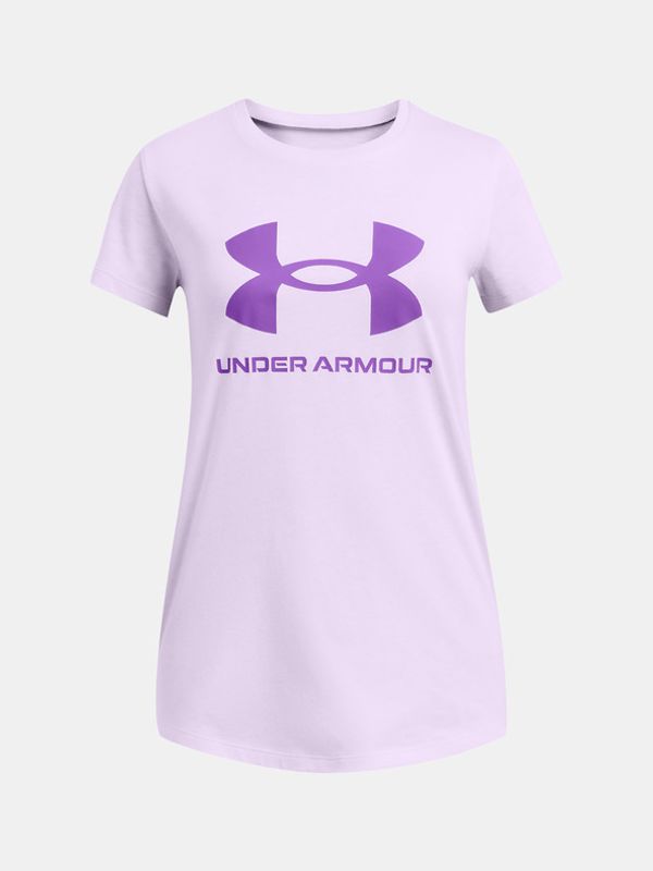 Under Armour Under Armour UA Crop Sportstyle Logo SS Тениска детски Lilav