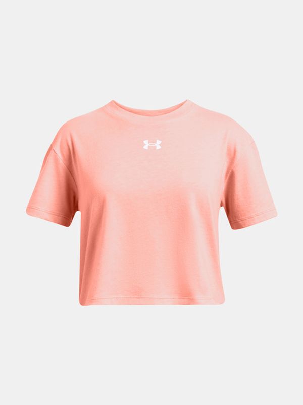 Under Armour Under Armour UA Crop Sportstyle Logo SS Тениска детски Oranzhev