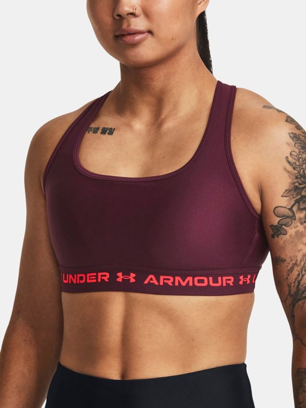 Under Armour Under Armour UA Crossback Mid Bra Cпортен Сутиен Cherven
