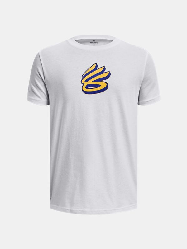 Under Armour Under Armour UA Curry Drop Shadow SS Тениска детски Byal