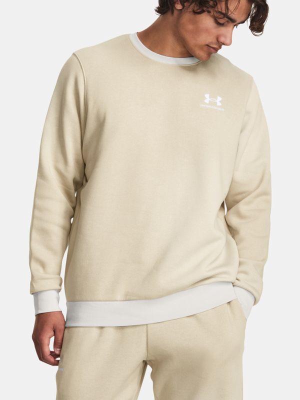 Under Armour Under Armour UA Essential Flc Novelty Crw Sweatshirt Bezhov
