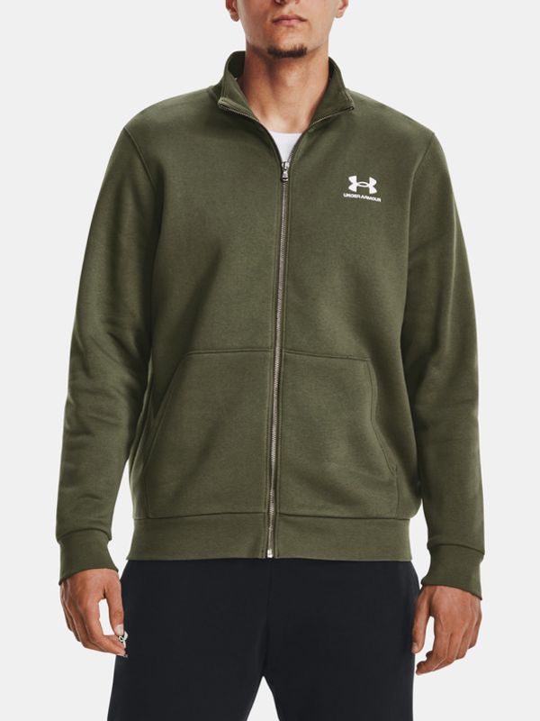 Under Armour Under Armour UA Essential Flc Track Jkt Sweatshirt Zelen