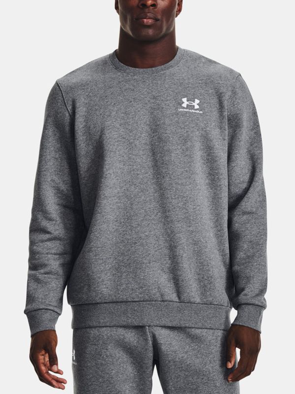 Under Armour Under Armour UA Essential Fleece Crew Sweatshirt Siv