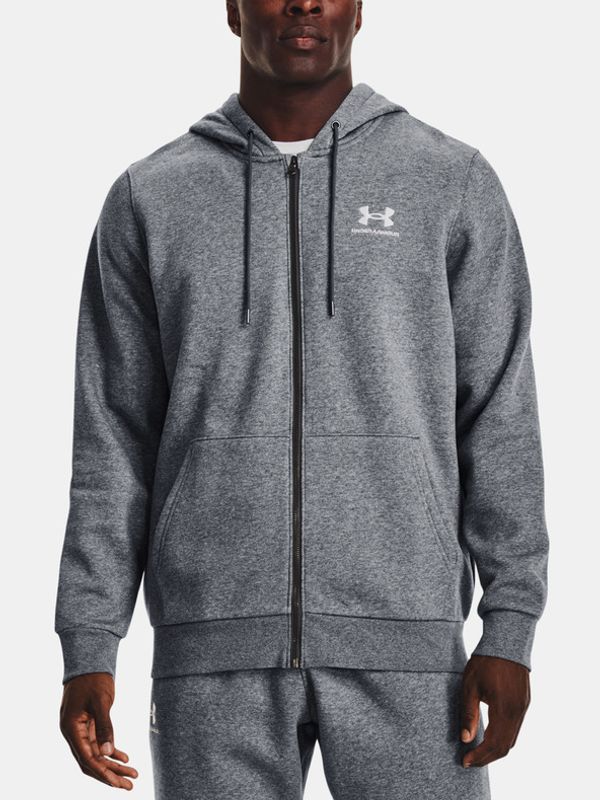 Under Armour Under Armour UA Essential Fleece FZ Hood Sweatshirt Siv