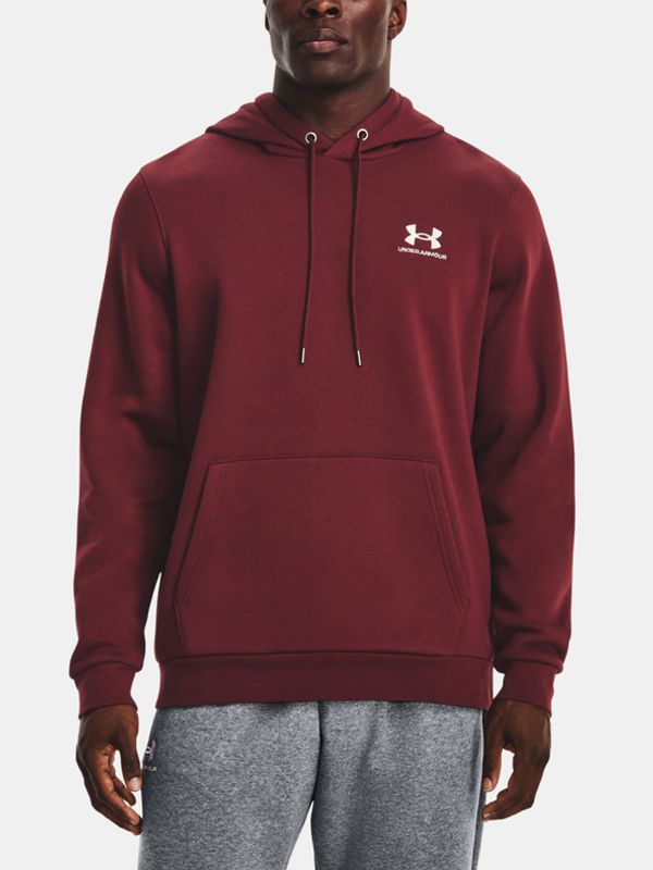 Under Armour Under Armour UA Essential Fleece Hoodie Sweatshirt Cherven