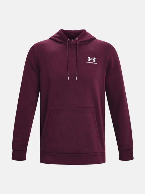 Under Armour Under Armour UA Essential Fleece Hoodie Sweatshirt Cherven