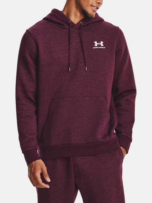 Under Armour Under Armour UA Essential Fleece Hoodie Sweatshirt Cherven