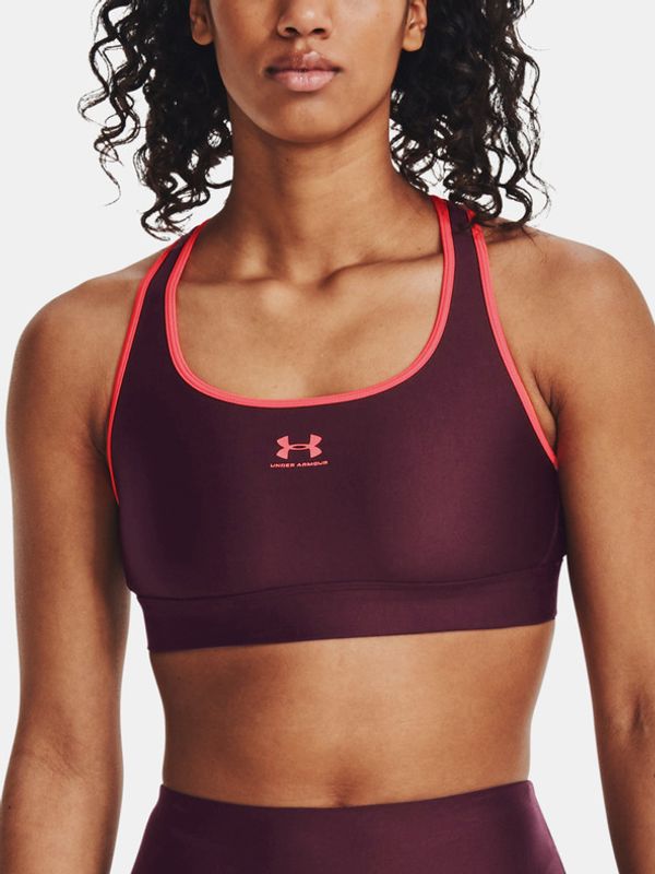 Under Armour Under Armour UA HG Armour Mid Padless Cпортен Сутиен Cherven