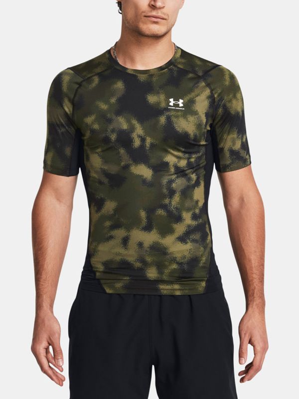 Under Armour Under Armour UA HG Armour Printed SS T-shirt Zelen