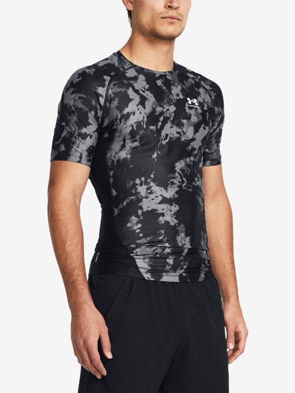 Under Armour Under Armour UA HG Iso-Chill Prtd SS T-shirt Cheren