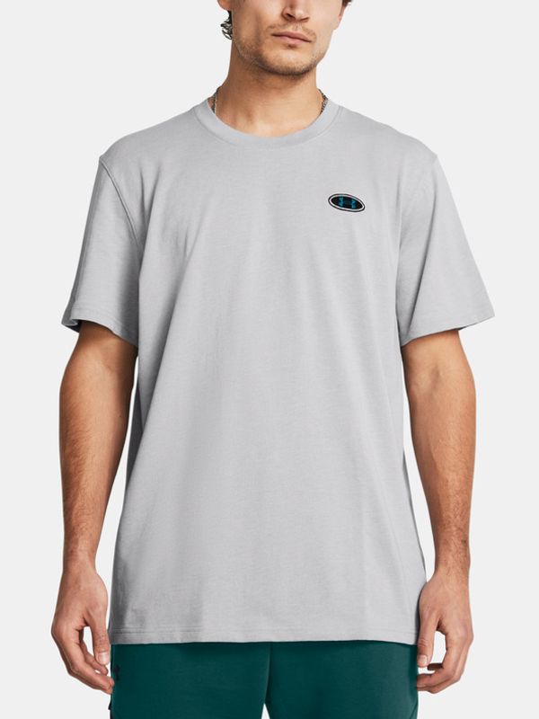 Under Armour Under Armour UA Hw Lc Patch SS T-shirt Siv